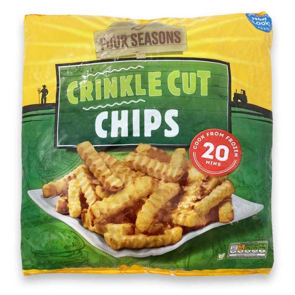 Four Seasons Crinkle Cut Chips 1.5kg